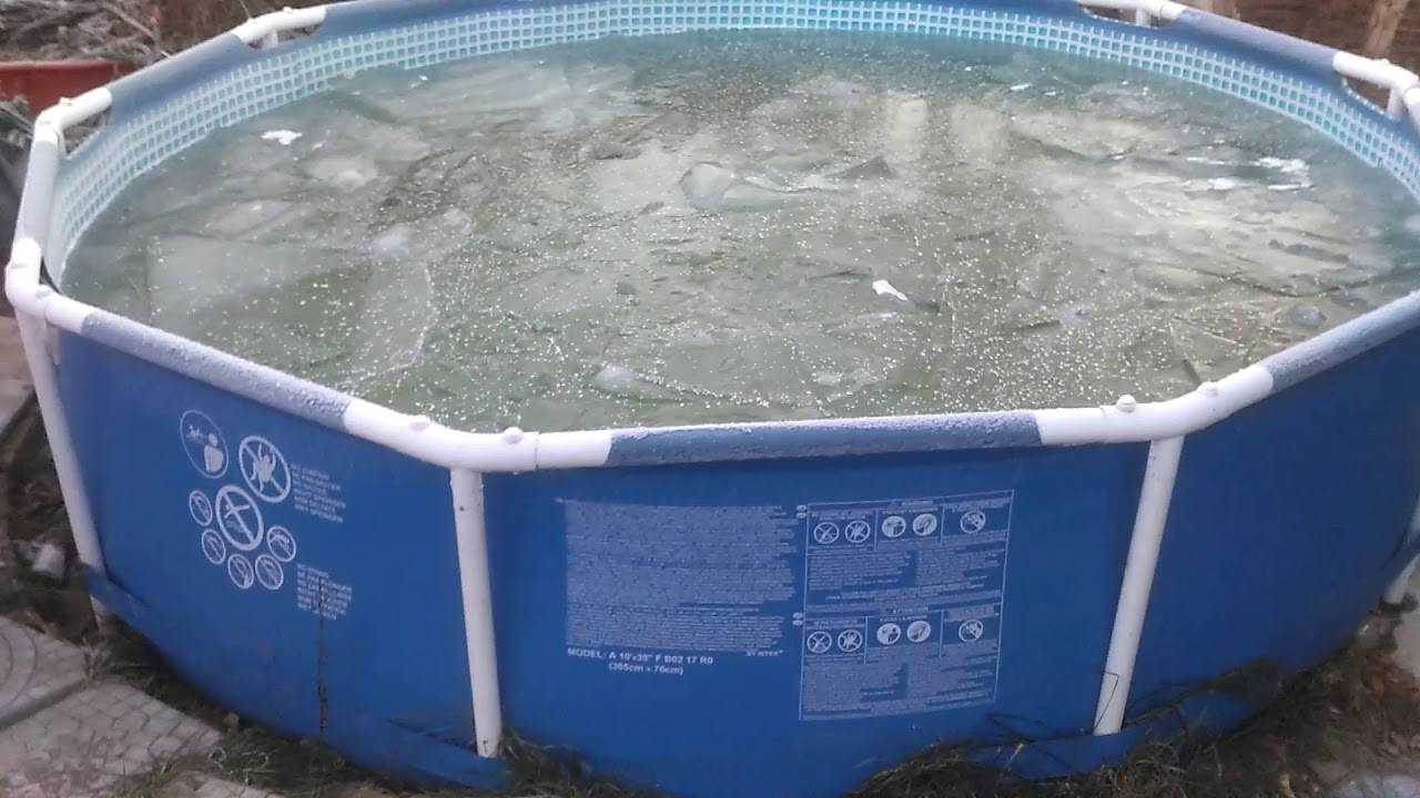 Как хранить бассейн зимой: каркасный и надувной, условия, как помыть перед хранением