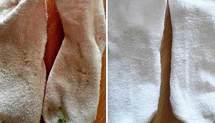 7 эффективных способа которые помогут отстирать белые носки