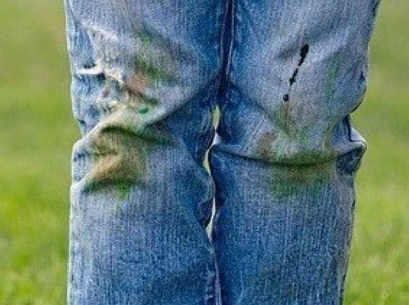 Как вывести пятна от травы на джинсах: 12 способов