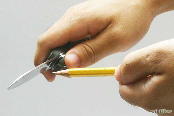 Как точить ножом карандаши? | aa-x.ru