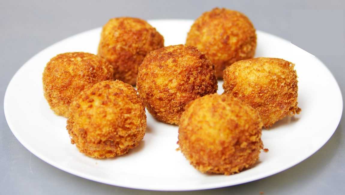 Картофельные шарики с сыром — пошаговый рецепт с фото