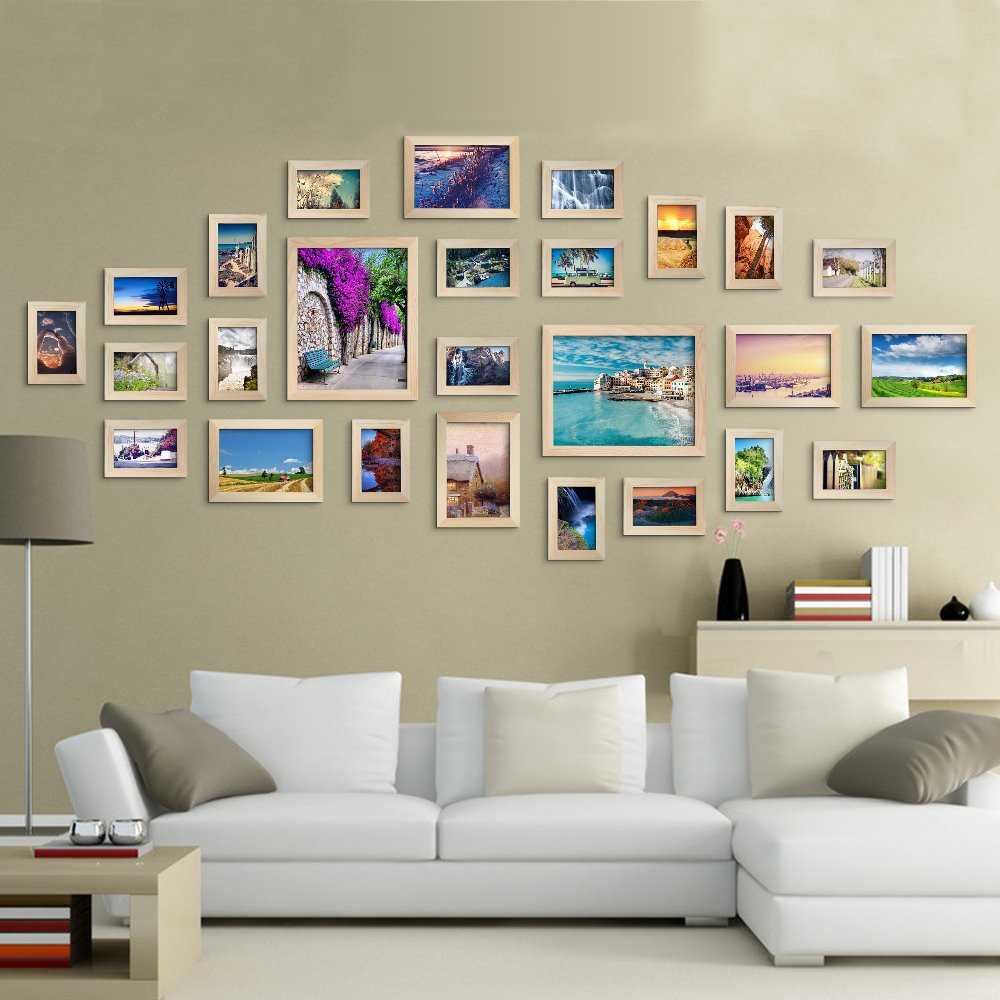 30 идей, как украсить пустую стену + фото