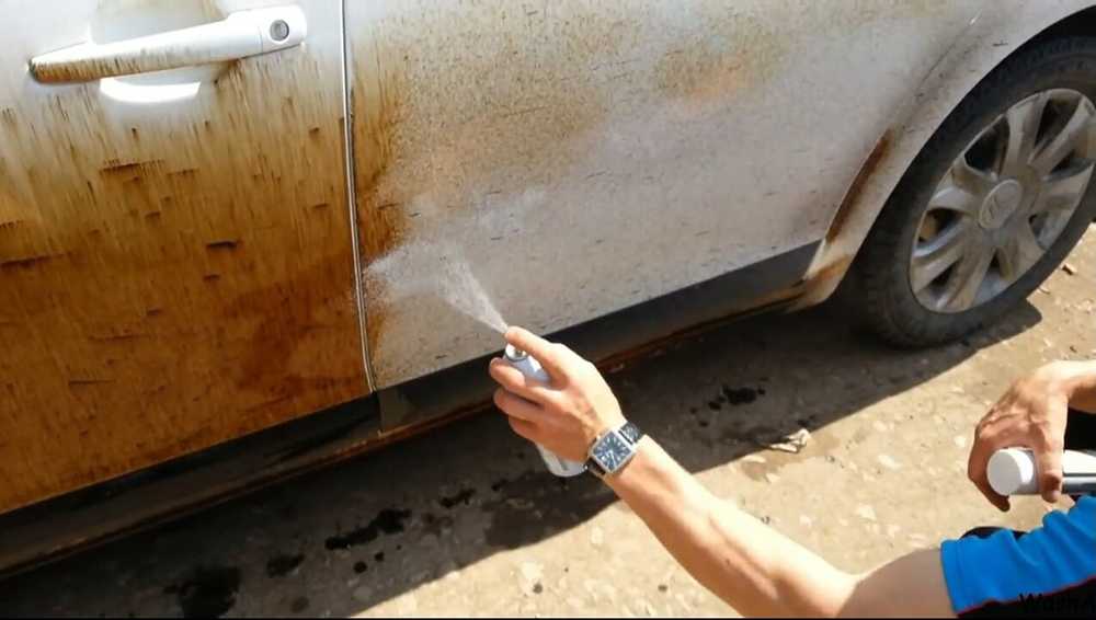 Несколько способов, как отчистить цемент с автомобиля