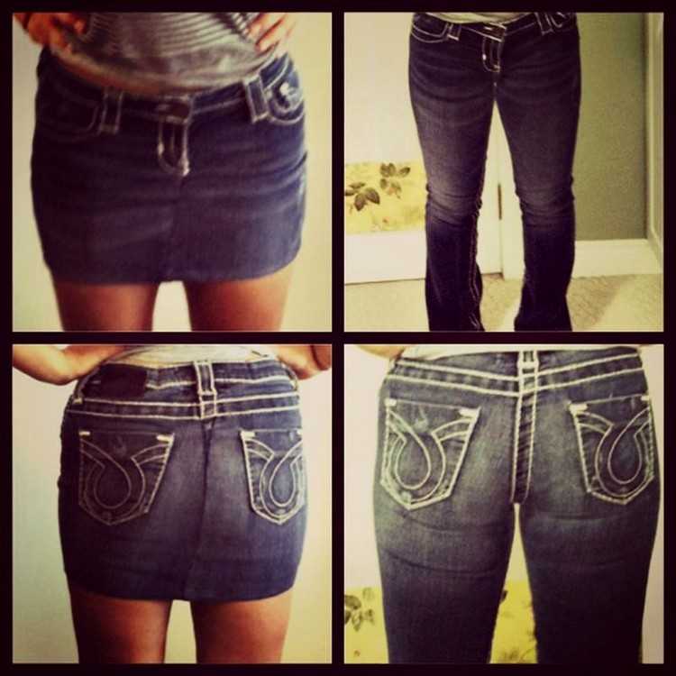 Юбка из джинсов своими руками - 100 фото, выкройки и рекомендации по выбору дизайна