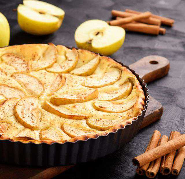 Пошаговый рецепт приготовления шарлотки с яблоками на сметане в духовке