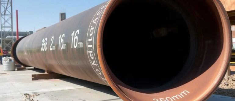 Трубы 350 мм - где применяют крупный диаметр и что учитывать при подборе