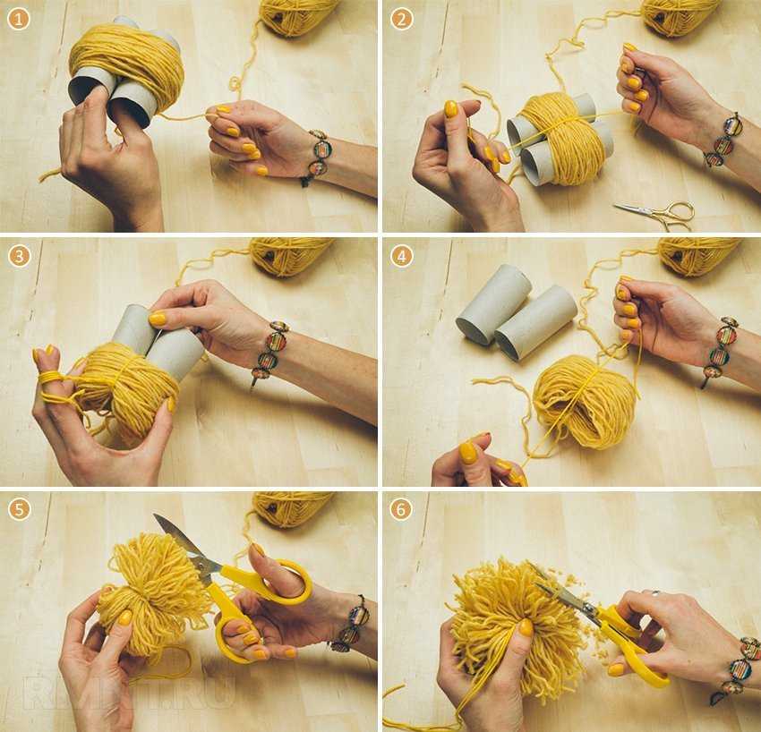 Как сделать помпон из пряжи: как быстро сделать своими руками бубон из ниток на шапку или другое изделие