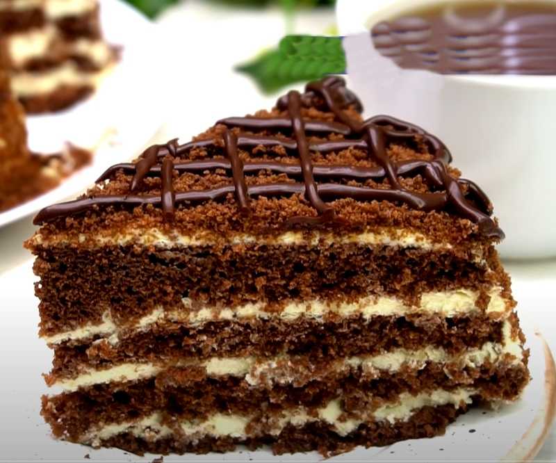 Торт с медом и шоколадом — двойное наслаждение — все про торты: рецепты, описание, история