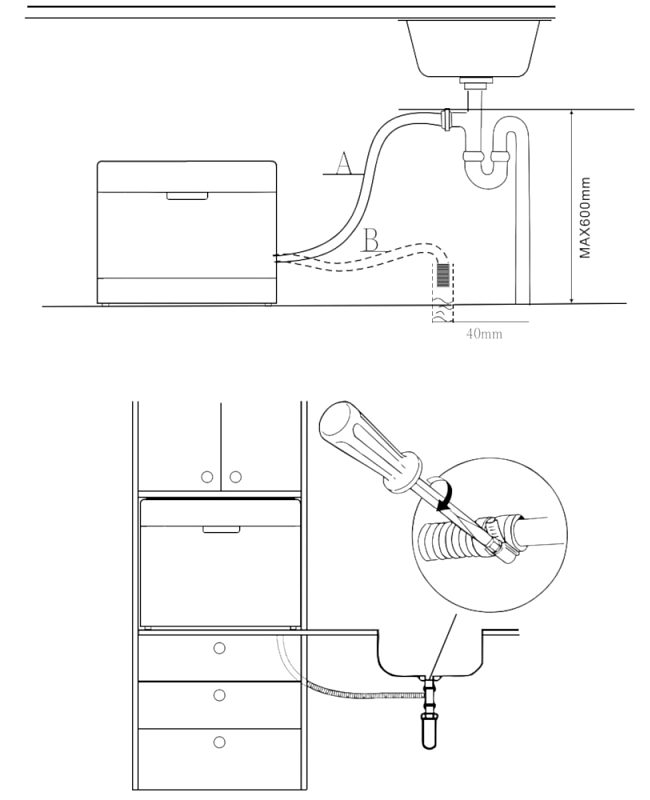 Как правильно подготовить к установке Как подключать посудомоечную машину к водопроводу и как вывести шланг в канализацию Как устанавливать тройник Подключение к электросети