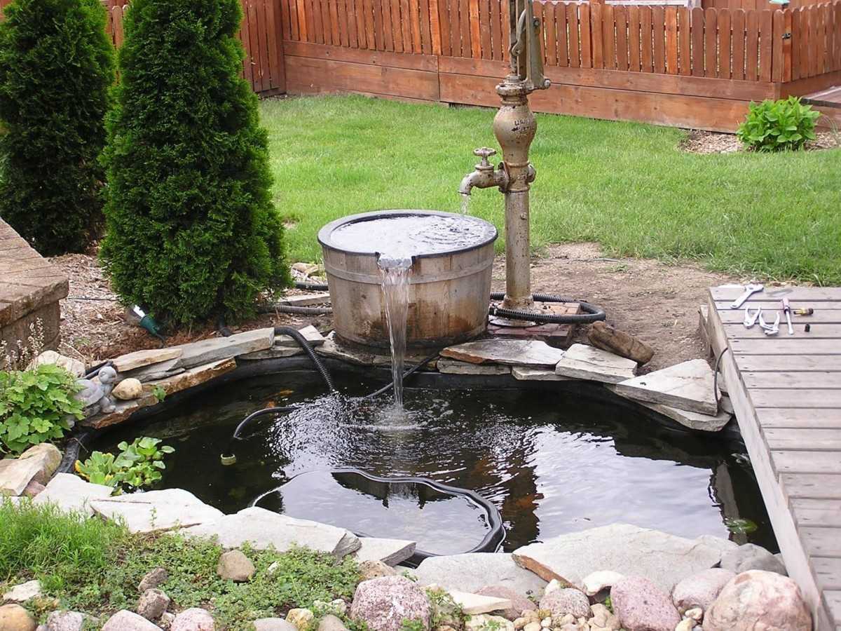 Фонтан из цемента: бетонные декоративные фонтаны своими руками для сада и дачи, как сделать чашу для фонтана