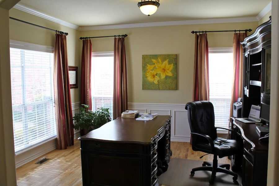 Лучшие шторы в кабинет или офис, фото дизайна офисных штор для руководителя и не только