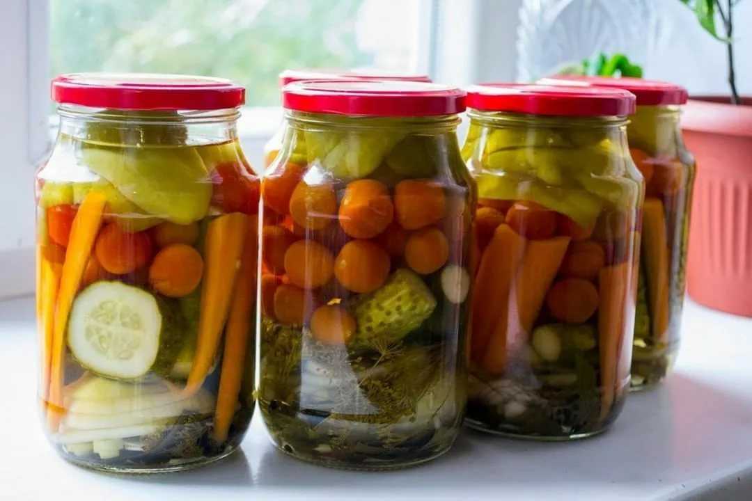 Рецепт овощного ассорти на зиму