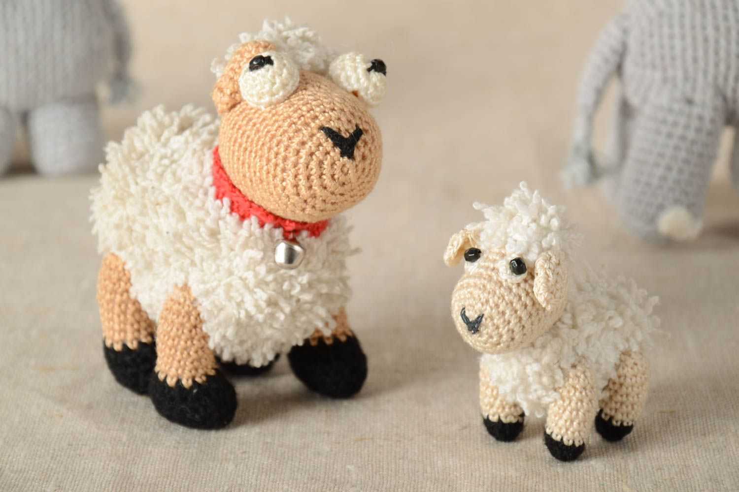 Прихватка овечка - вязание - страна мам