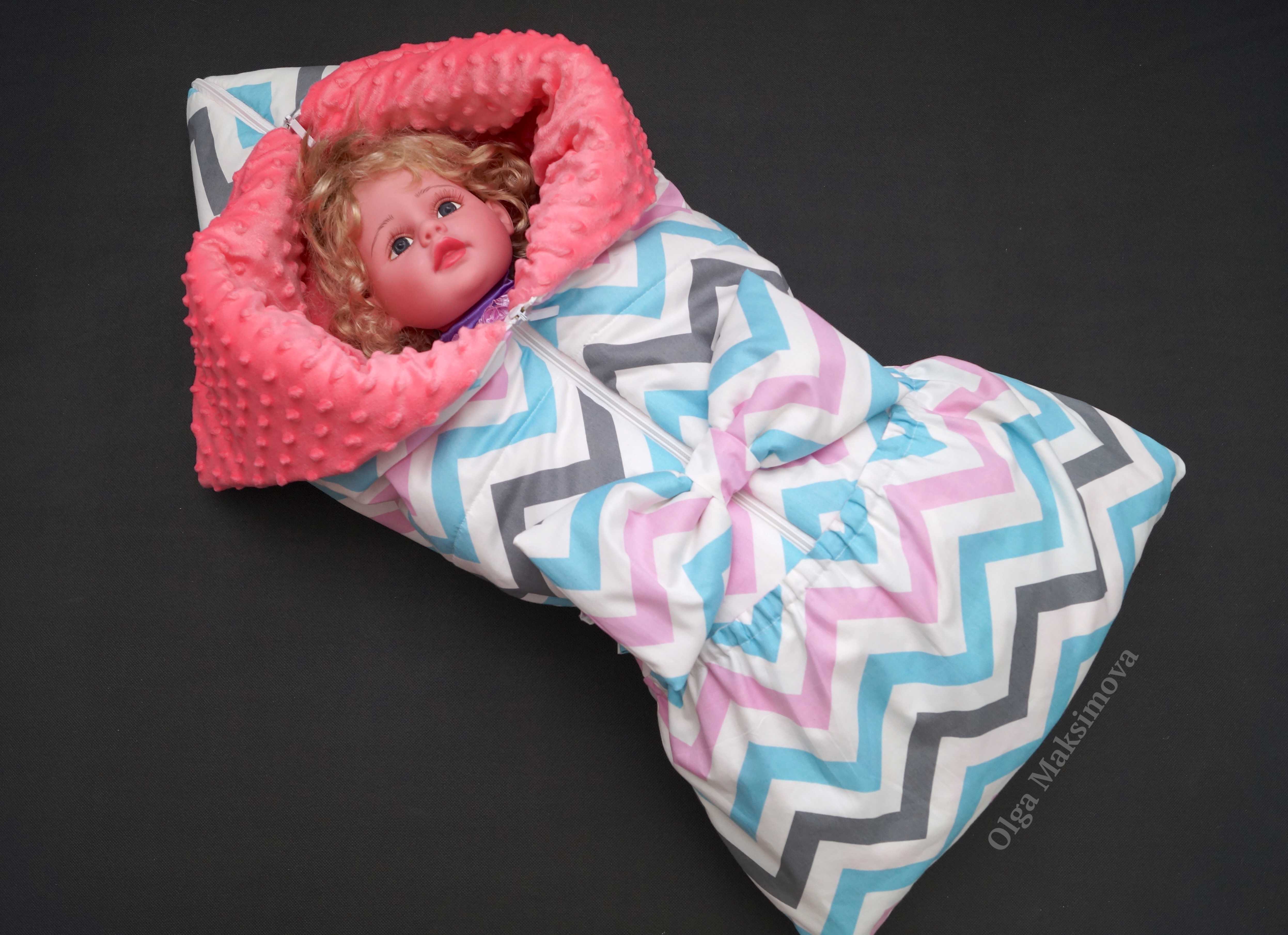 Конверт-одеяло для новорожденного своими руками: простой мастер-класс с фото