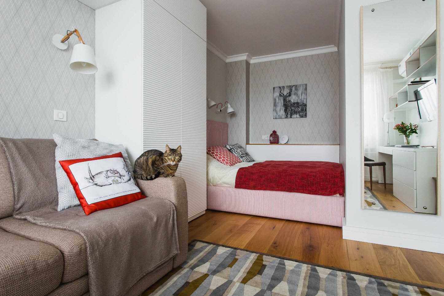 Кровать в нише: 8 стильных современных интерьеров
