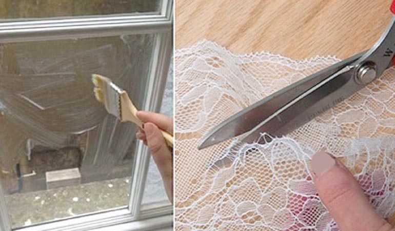 Как приклеить тюль на окно с помощью крахмала: особенности приготовления клея, инструкция