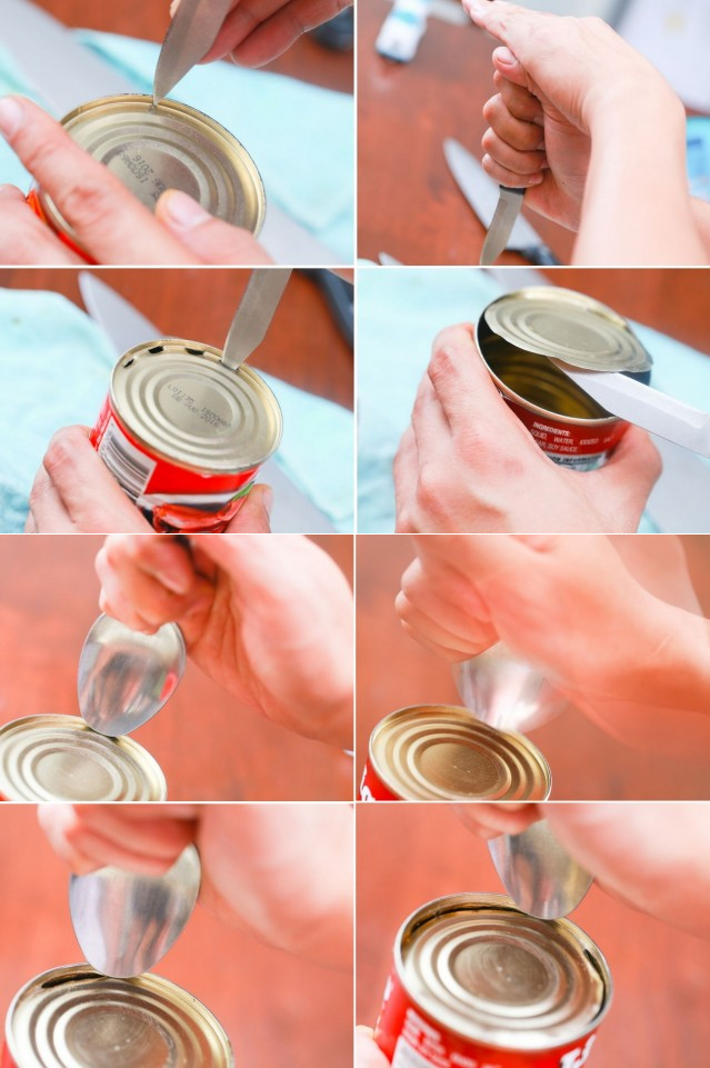 Как открыть банку открывашкой и без нее, как пользоваться открывалкой для консервов и консервным ножом