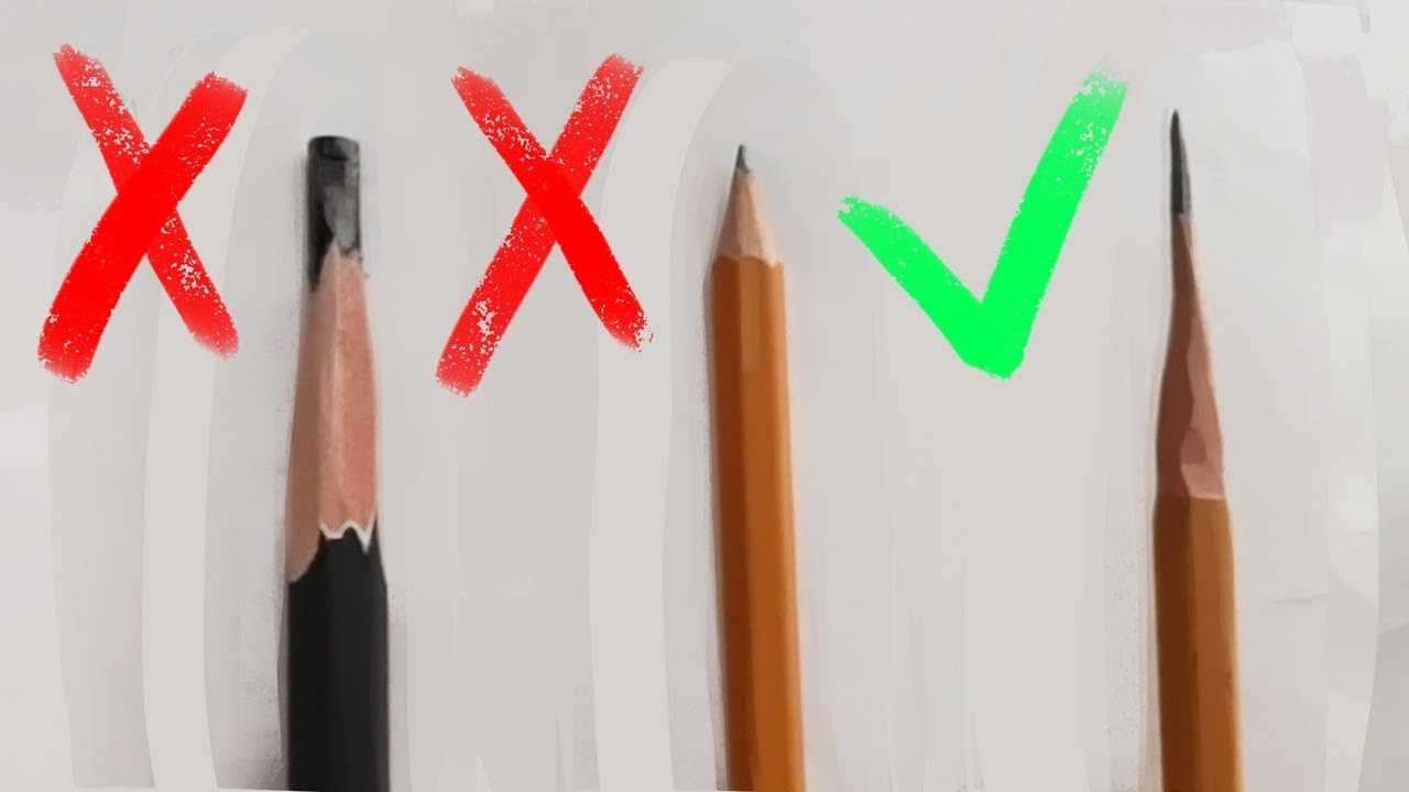 Как наточить карандаш