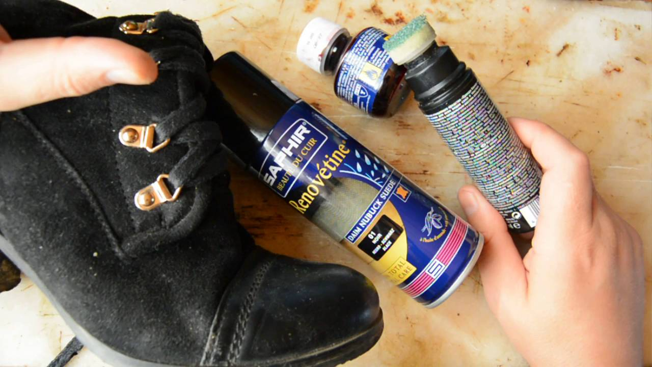 Краска для замшевой обуви – особенности, правила выбора