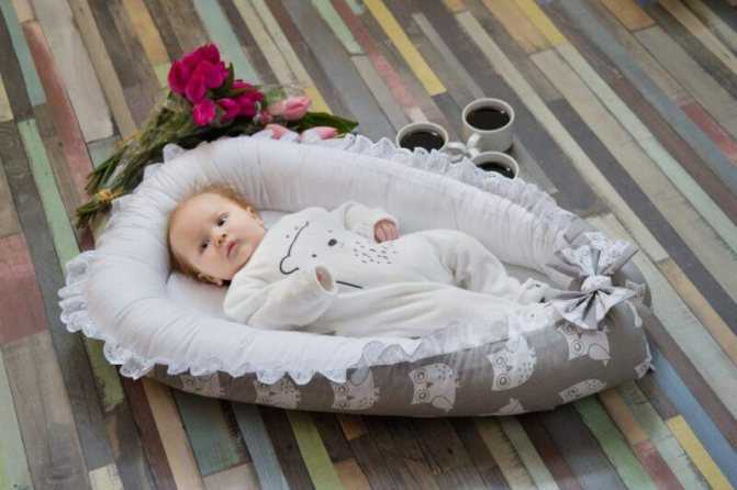 Кокон гнездышко для новорожденного малыша