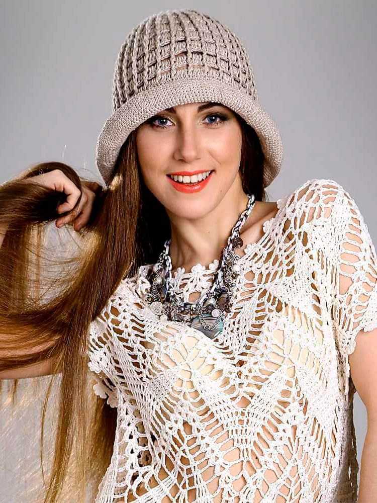 10 вязаных шляпок и шапок для женщин - схемы узоров, описания и фото