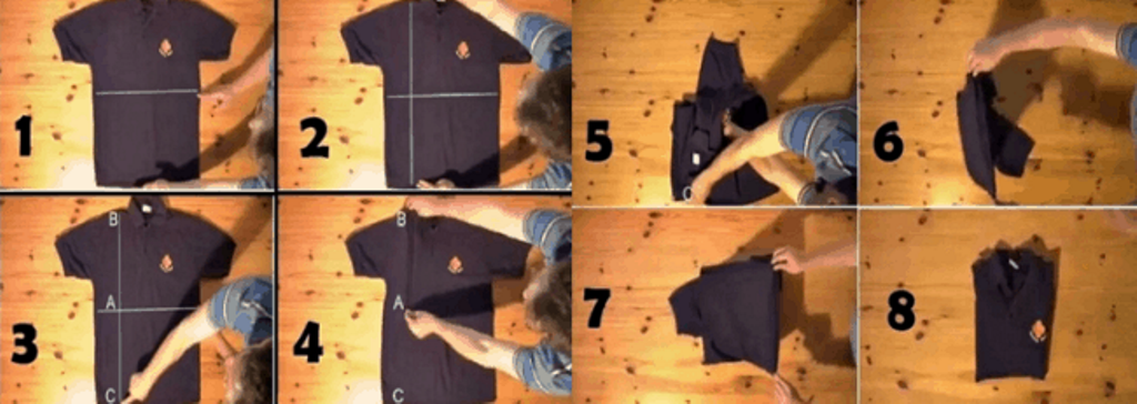 Пошаговая инструкция, как правильно складывать рубашки разных моделей