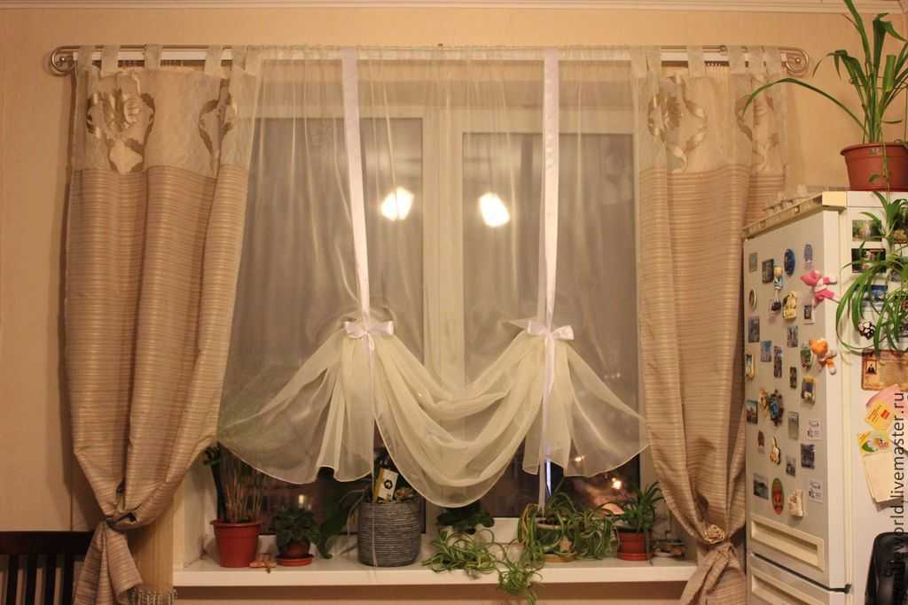 Как сшить шторы из тканей двух разных цветов: примеры с фото пошагово, порядок выкройки и инструкция по шитью штор