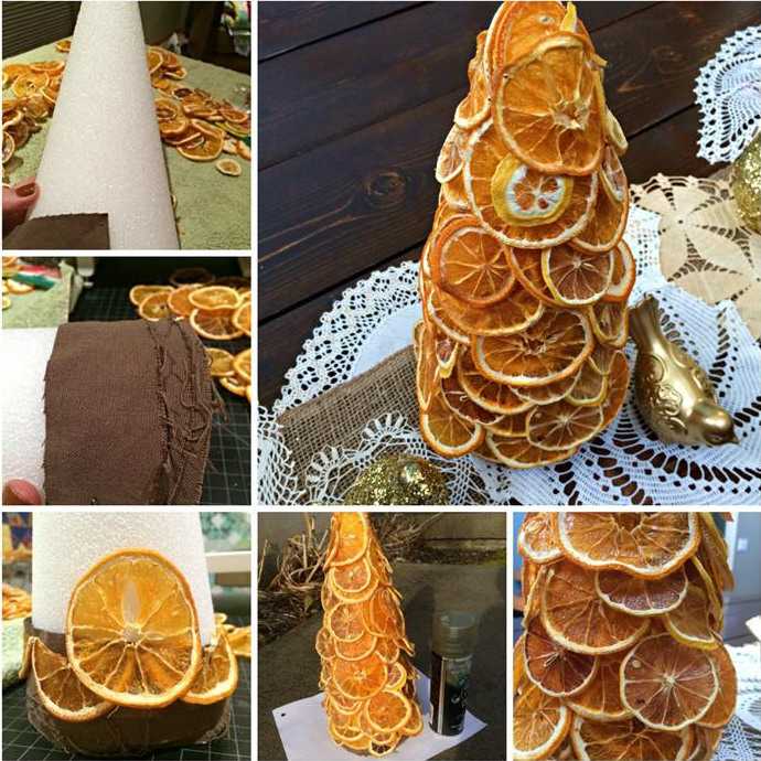 Как использовать засушенные апельсины для зимнего декора