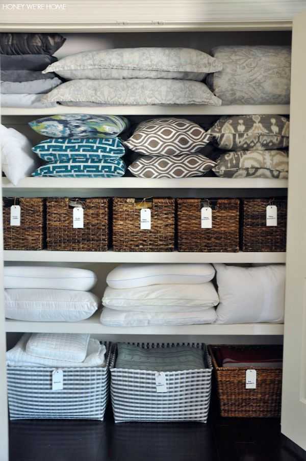 Как сложить постельное бельё — методы складывания белья в шкаф