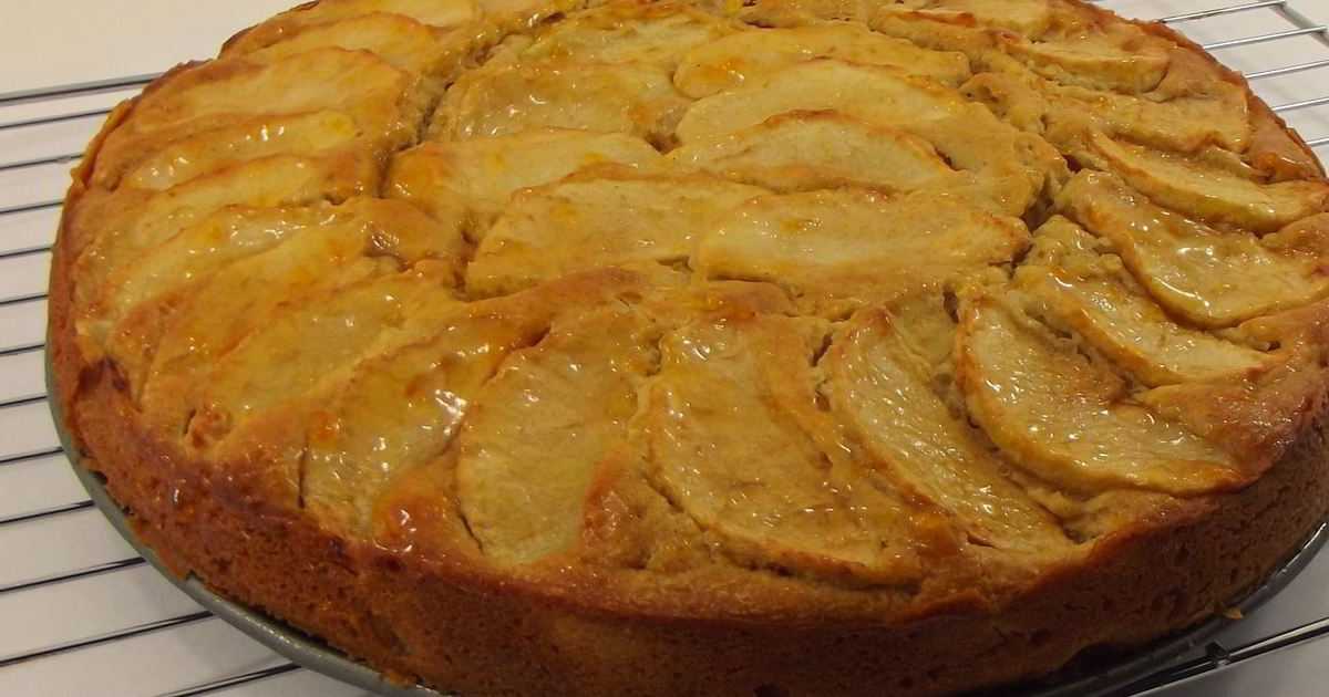 Пирог с яблоками и сметаной - 10 рецептов шарлотки, открытого или наливного десерта
