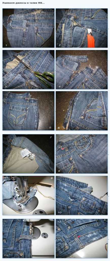Как усадить джинсы - wikihow