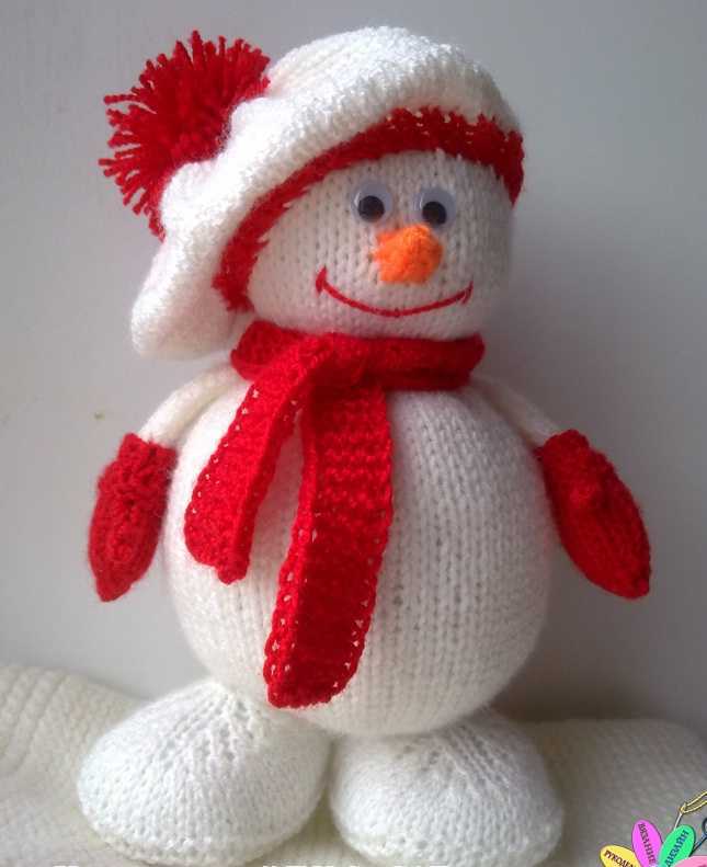 Вязание игрушек крючком для начинающих. снеговики. обсуждение на liveinternet