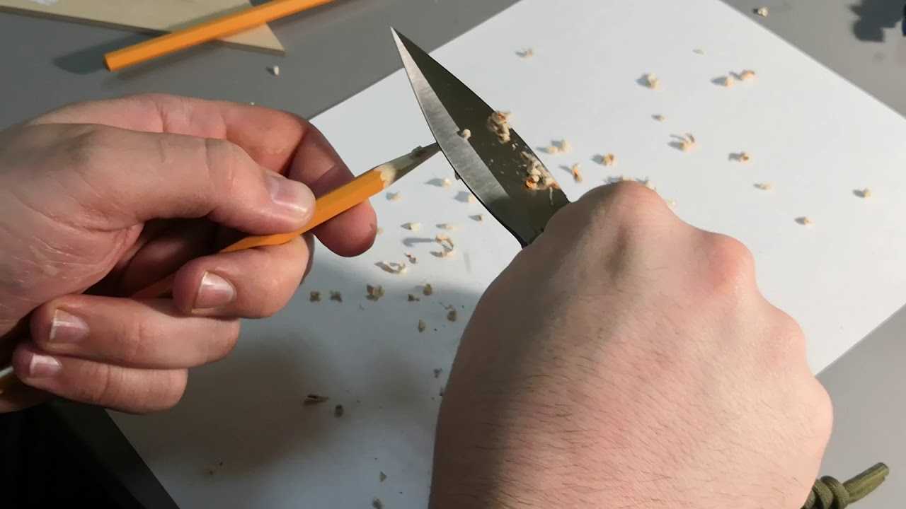 Как поточить карандаш для бровей (заточить) без точилки
