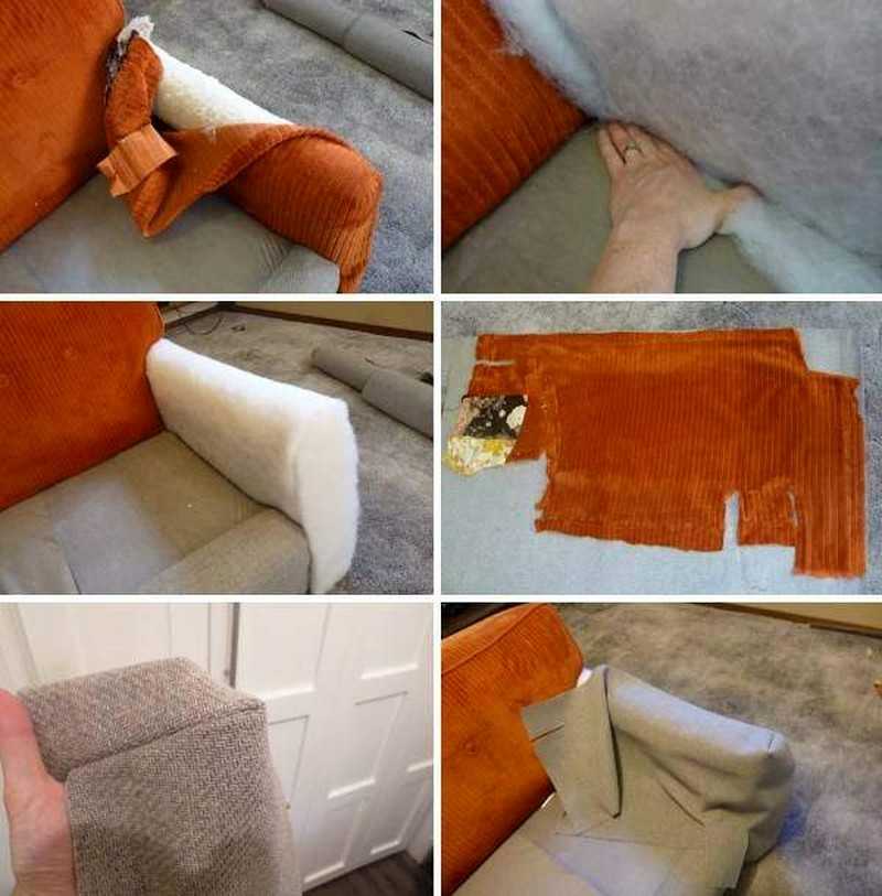 Пошаговые инструкции - как своими руками перетянуть диван