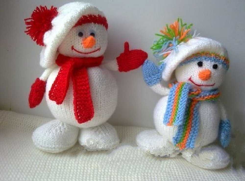 Снеговик крючком, 32 игрушки с описанием и схемами вязания