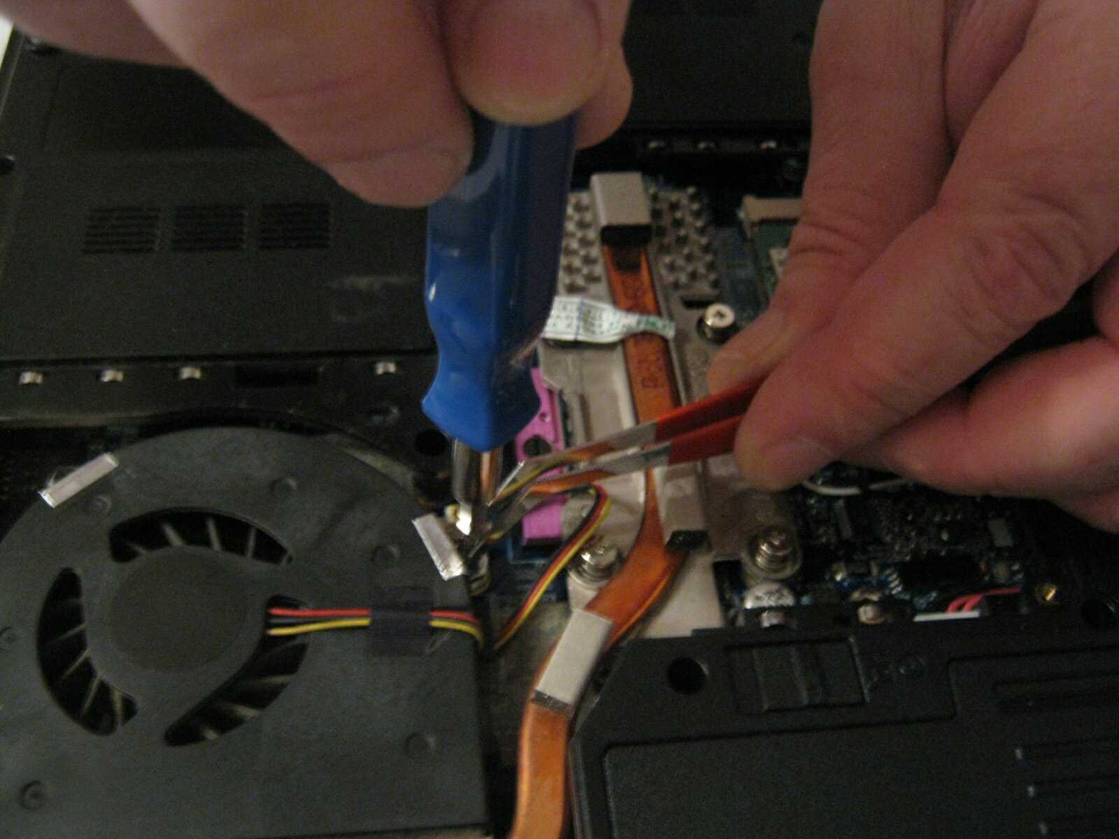 Чистка компьютера и мелкий ремонт системы охлаждения