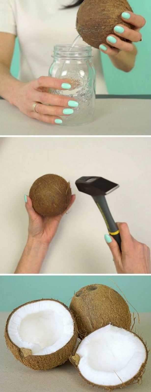 Как открыть кокос быстро и чисто ? - абсолютно все способы