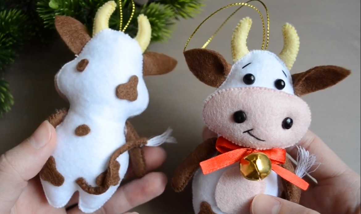 Поделка бык на новый год своими руками - идеи игрушек из подручных материалов