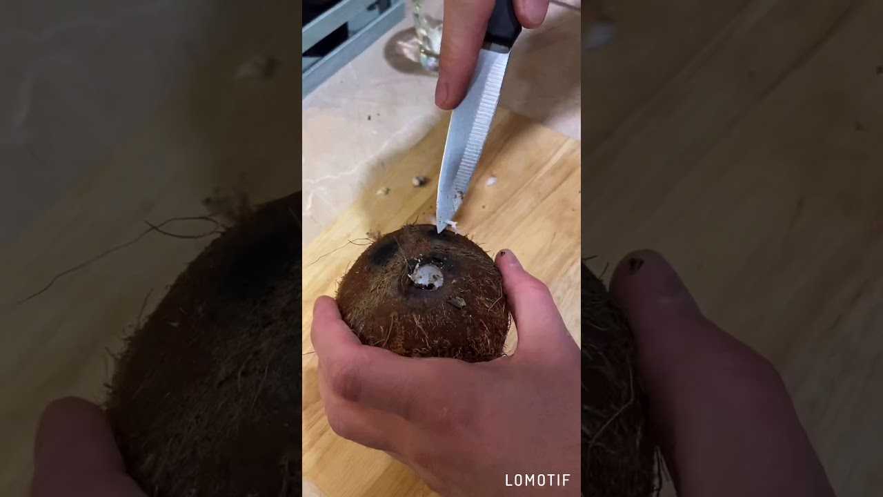 Как открыть кокос за 15 секунд: ларчик открывается просто, надо знать как