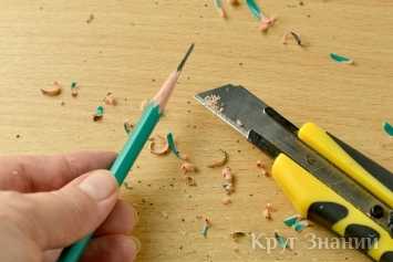 Как точить ножом карандаши? | dlya-vsekh.ru