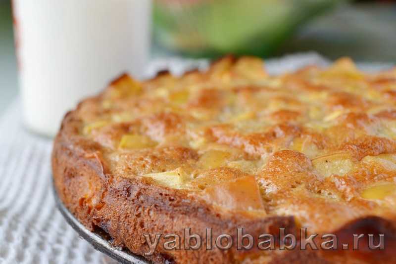 Яблочный пирог на сметане вкуснее шарлотки, и легкий в приготовлении