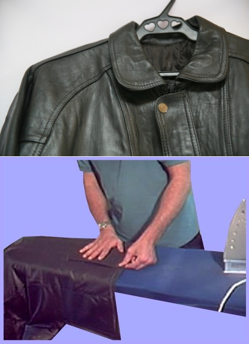 Как разгладить кожаную куртку в домашних условиях – мятая куртка