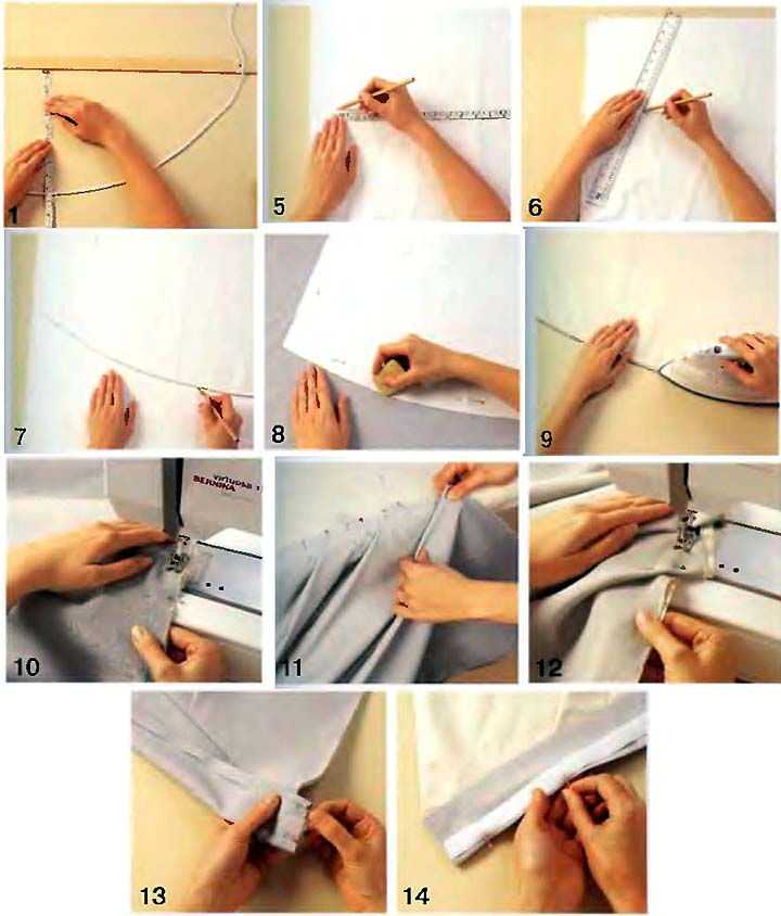 Как укоротить шторы — стандартные и рулонные. по ширине и не обрезая