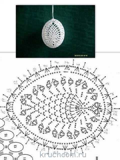 Пасхальные яйца из бисера схемы плетения для начинающих