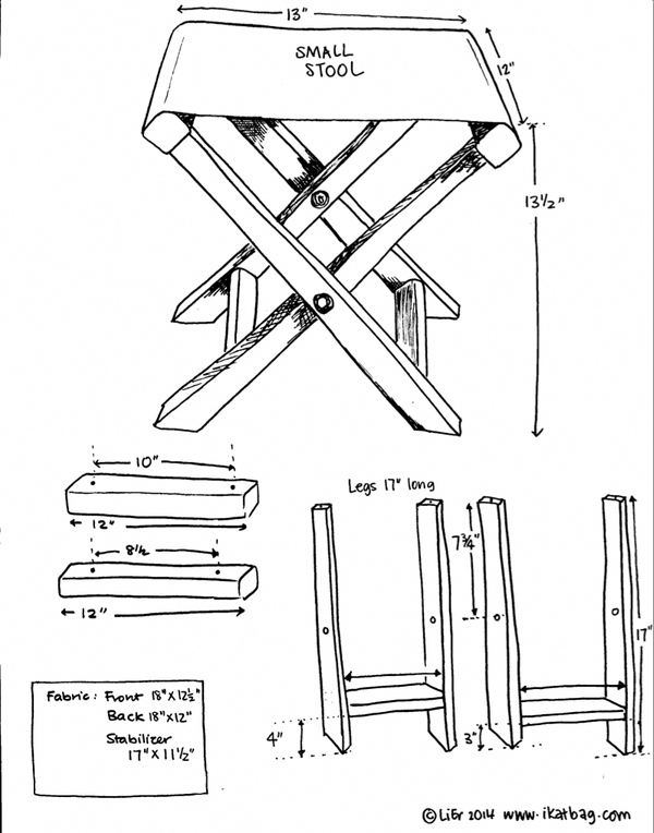 Как сделать табуретку из дерева своими руками: чертежи и схемы, инструменты и материалы, складная конструкция, варианты чехлов