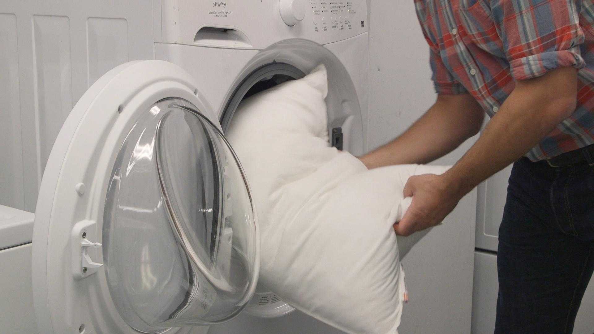 Как постирать перьевые подушки в домашних условиях в стиральной машине