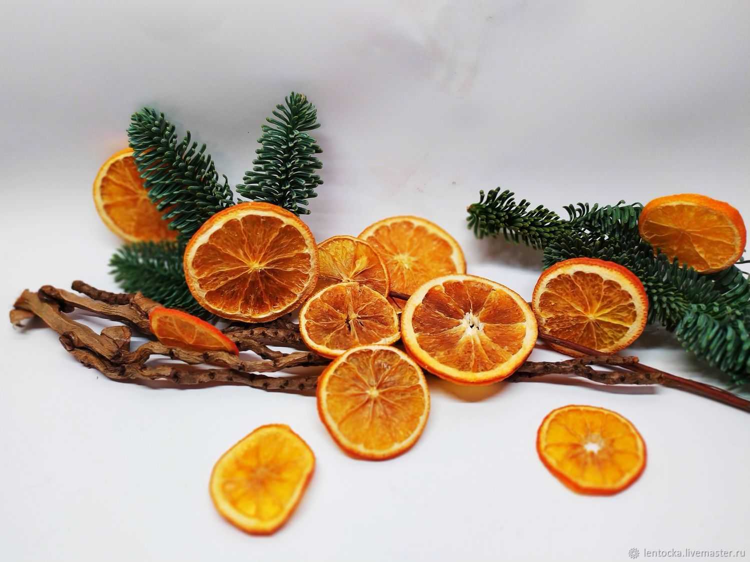 Как быстро высушить апельсины для декора