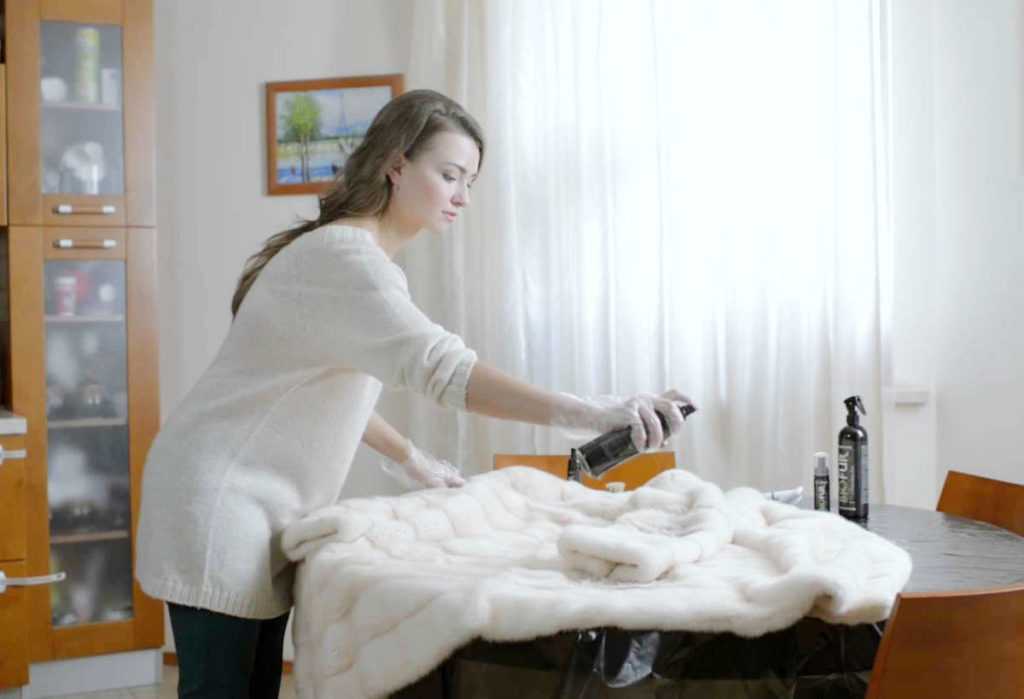 Как почистить норковую шубу разных цветов в домашних условиях