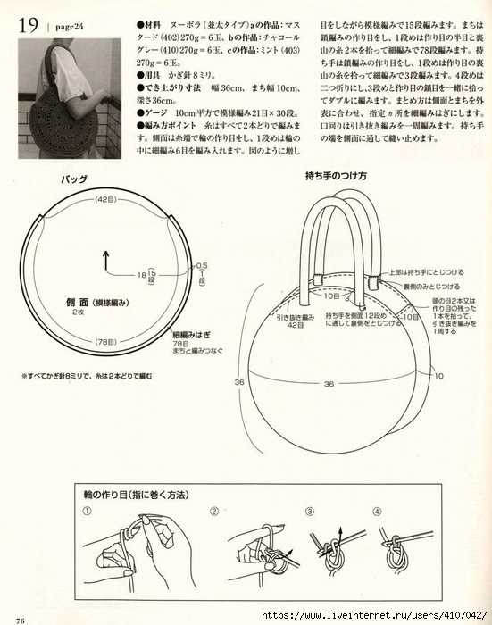 Круглые сумки крючком: схемы и описание вязания простых и красивых сумок